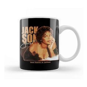 Baskı Dükkanı Janet Jackson Retro Kupa