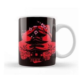 Baskı Dükkanı Japan Flag House Sakura Cherry Blossom Tree Nature Japanese Kupa