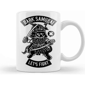 Baskı Dükkanı Japanese Dark Samurai Lets Fight Kupa Bardak