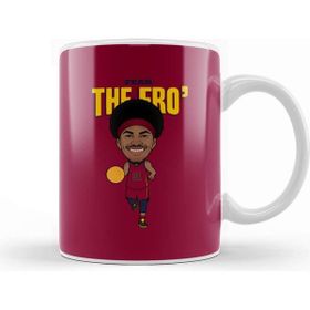 Baskı Dükkanı Jarrett Allen Fear The Fro Porselen Beyaz Kupa Bardak