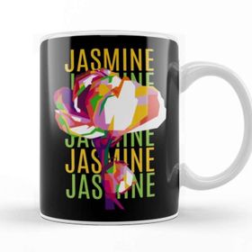 Baskı Dükkanı Jasmine Flowers Kupa Bardak