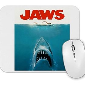 Baskı Dükkanı Jaws Horror Korku Film Movie Spielberg Crossover Mouse Pad