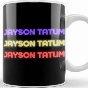 Baskı Dükkanı Jayson Tatum Basketball Gifts Vintage Retro Rainbow Quotes For Boys And Dad Porselen Beyaz Kupa Bardak