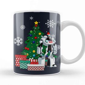 Baskı Dükkanı Jazz Around The Christmas Tree Transformers Porselen Beyaz Kupa Bardak