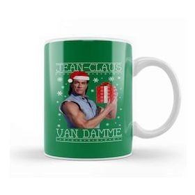 Baskı Dükkanı Jean Claus Van Damme Christmas Knit Kupa Bardak