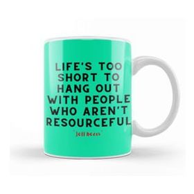 Baskı Dükkanı Jeff Bezos Quotes Entrepreneurs Motivation Inspiration Success Work Gifts Porselen Beyaz Kupa Bardak