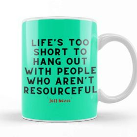 Baskı Dükkanı Jeff Bezos Quotes Entrepreneurs Motivation Inspiration Success Work Gifts Porselen Beyaz Kupa Bardak