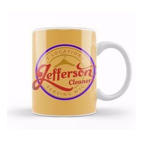 Baskı Dükkanı Jefferson Cleaners Porselen Beyaz Kupa Bardak