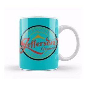 Baskı Dükkanı Jefferson Cleaners Porselen Beyaz Kupa Bardak