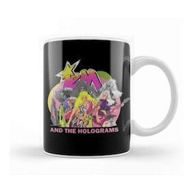 Baskı Dükkanı Jem Retro And The Holograms Porselen Beyaz Kupa Bardak