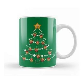 Baskı Dükkanı Jeremy Corbyn Labour Party Christmas Tree Baubles Kupa Bardak