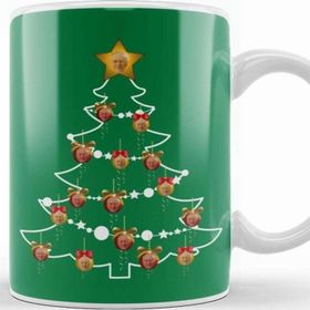 Baskı Dükkanı Jeremy Corbyn Labour Party Christmas Tree Baubles Kupa Bardak