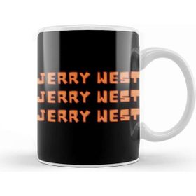 Baskı Dükkanı Jerry West Basketball Gifts Vintage Retro Rainbow Quotes For Boys And Dad Porselen Beyaz Kupa Bardak