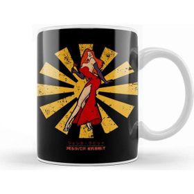 Baskı Dükkanı Jessica Rabbit Retro Japanese Kupa Bardak