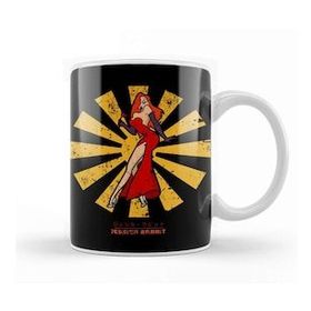 Baskı Dükkanı Jessica Rabbit Retro Japanese Kupa Bardak