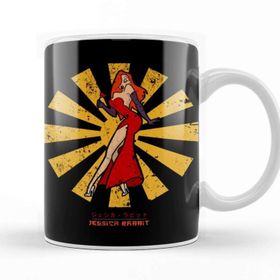 Baskı Dükkanı Jessica Rabbit Retro Japanese Kupa Bardak