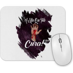 Baskı Dükkanı Jesus a Mao Que Tudo Cura Mouse Pad