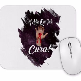 Baskı Dükkanı Jesus a Mao Que Tudo Cura Mouse Pad