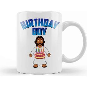 Baskı Dükkanı Jesus Birthday Boy Christmas Kupa Bardak