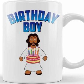 Baskı Dükkanı Jesus Birthday Boy Christmas Kupa Bardak