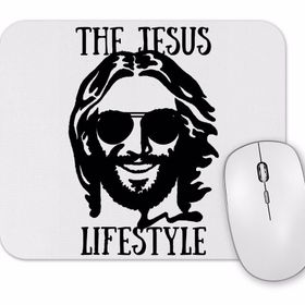 Baskı Dükkanı Jesus Lifestyle Estampa Escura Mouse Pad