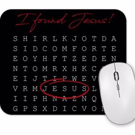 Baskı Dükkanı Jesus Mouse Pad