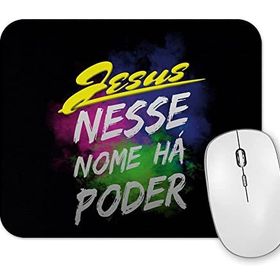 Baskı Dükkanı Jesus Nesse Nome Ha Poder Mouse Pad