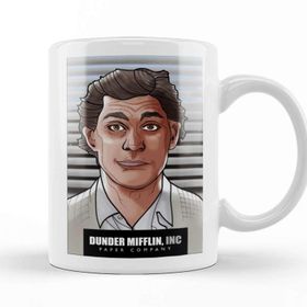 Baskı Dükkanı Jim Halpert Dunder Mifflin Kupa Bardak
