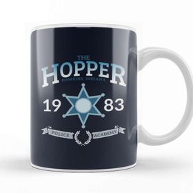 Baskı Dükkanı Jim Hopper Stranger Things Hopper Police Academy Kupa Bardak