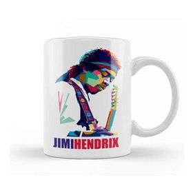 Baskı Dükkanı Jimi Hendrix In Pop Art Kupa Bardak
