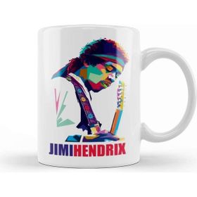 Baskı Dükkanı Jimi Hendrix In Pop Art Kupa Bardak