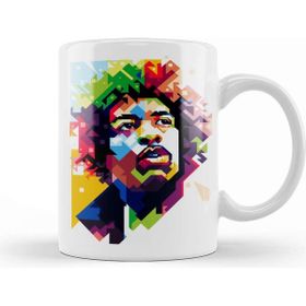Baskı Dükkanı Jimi Hendrix Pop Art Kupa Bardak