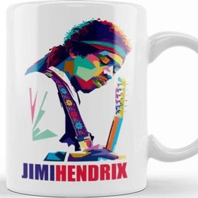 Baskı Dükkanı Jimi Hendrix Pop Art Kupa Bardak
