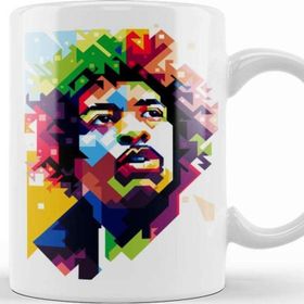 Baskı Dükkanı Jimi Hendrix Pop Art Kupa Bardak