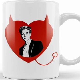 Baskı Dükkanı Jimin Naughty Heart Kupa Bardak