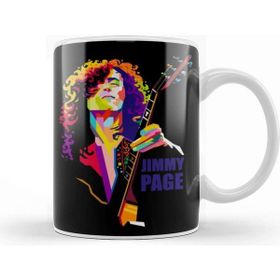 Baskı Dükkanı Jimmy Page In Pop Art Kupa