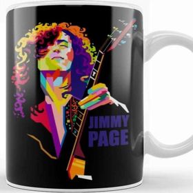 Baskı Dükkanı Jimmy Page In Pop Art Kupa