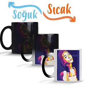 Baskı Dükkanı Jiso Blackpink Sihirli Porselen Kupa