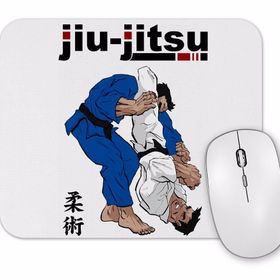 Baskı Dükkanı Jiu Jitsu Mouse Pad