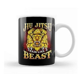 Baskı Dükkanı Jiu Jitsu Train Like A Beast Brazilian Bjj Mma Kupa Bardak