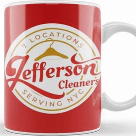 Baskı Dükkanı Jjefferson Cleaners Porselen Beyaz Kupa Bardak