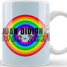 Baskı Dükkanı Joan Didion Rip Vintage Retro Style Porselen Beyaz Kupa Bardak
