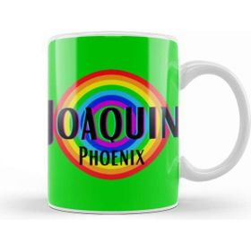 Baskı Dükkanı Joaquin Phoenix Retro Rainbow Style Kupa Bardak
