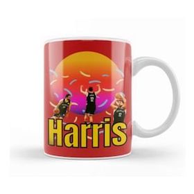 Baskı Dükkanı Joe Harris Vintage Art Legend Basketball Gift Kupa Bardak