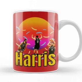 Baskı Dükkanı Joe Harris Vintage Art Legend Basketball Gift Kupa Bardak