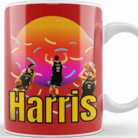 Baskı Dükkanı Joe Harris Vintage Art Legend Basketball Gift Kupa Bardak