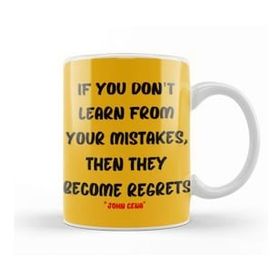 Baskı Dükkanı John Cena Quotes Vintage Retro Rainbow Style Warriors Design Wrestlers Gft Kupa Bardak