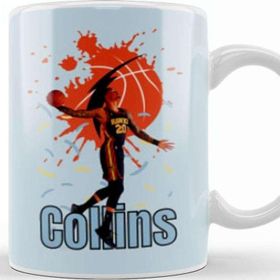 Baskı Dükkanı John Collins Vintage Art Legend Basketball Gif Kupa Bardak
