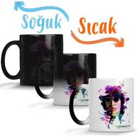 Baskı Dükkanı John Lennon 02 Sihirli Porselen Kupa