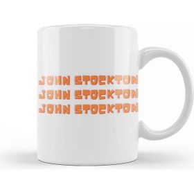Baskı Dükkanı John Stockton Basketball Gifts Vintage Retro Rainbow Quotes For Boys And Dad Kupa